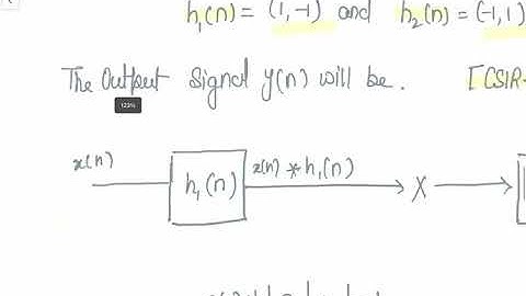 Convolution problems (CSIR-NET 2020 Earth Science)-Geophysical Signal Processing