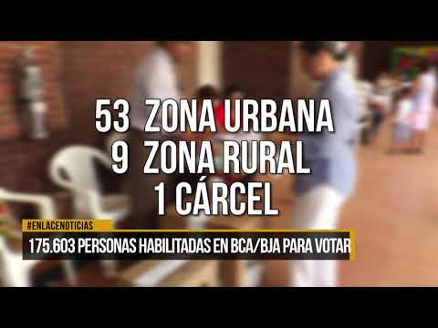 175.603 personas habilitadas en Barrancabermeja para votar