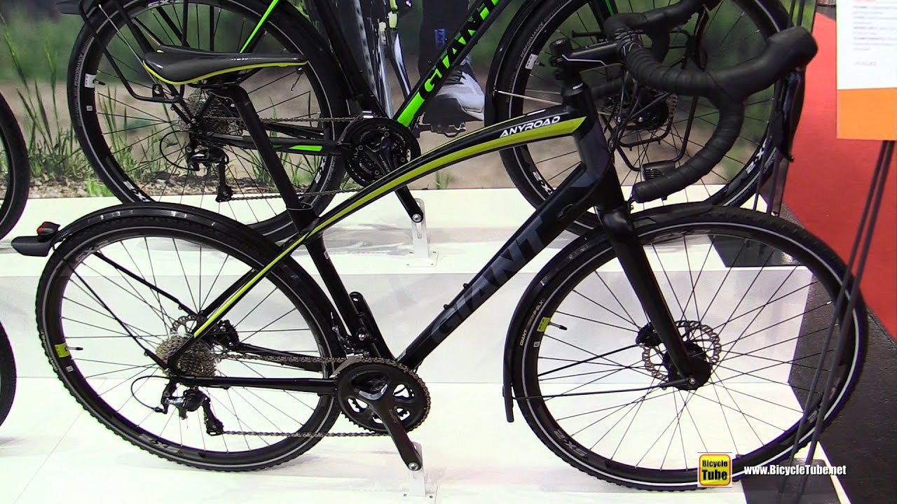 17 Giant Anyroad Ex Road Bike Walkaround 16 Eurobike Youtube