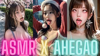 ASMR Ahegao eating / ASMR 食べる / ASMR 먹방  / ai lookbook / アヘ顔 / 아헤가오 / 애교 / #lookbook #ahegao #asmr