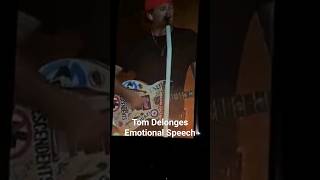 Tom Delonge's Emotional Speech #blink182