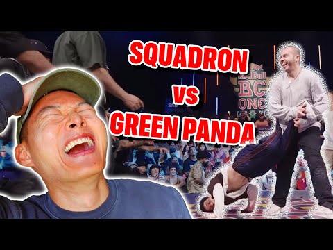 B-Boy Reacts: SQUADRON vs GREEN PANDA | Red Bull BC One Crew vs Crew 2024