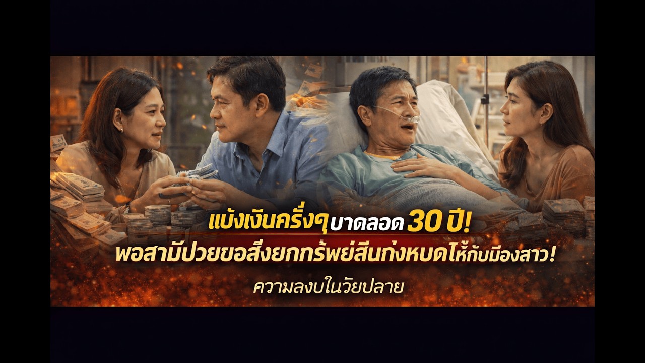 สามีภรรยาแยกห้องนอน แยกเรื่องเงินมาตลอด 30 ปี พอสามีป่วยหนัก เขาก็หอบเงิน 5 พันล้าน...