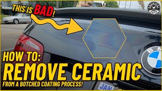 Ceramic Coating Disaster! How To Fix A Botched Job  Chemical Guys