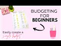 BUDGETING FOR BEGINNERS 2020 | How to make a budget | How to budget