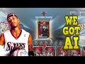 NBA 2K14 MyTEAM Historic Pack Opening Philadelphia 76ers 00 01 Ft Allen Iverson 