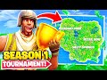 I Hosted a SEASON 1 Tournament for $100 in Fortnite... (OG Fortnite)