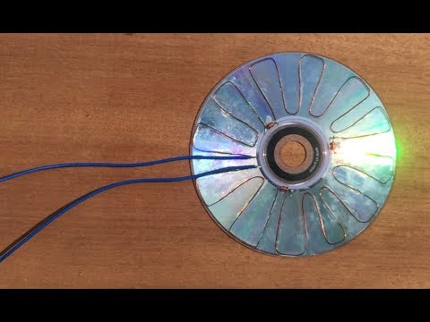 Free Energy 100% , How make solar cell from CD flat