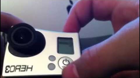 GoPro Hero3 settings menu walkaround edited with Sony Vegas Pro
