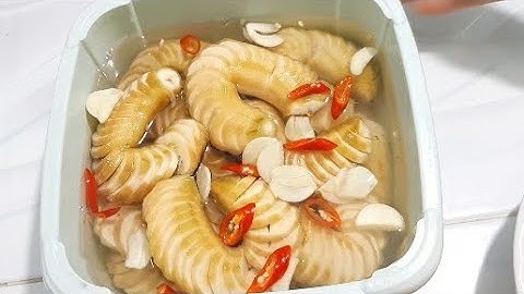 Chuối chát ngâm chua ngọt | đơn giản lạ miệng lại ngon nữa @queemmientay88#monchayngon