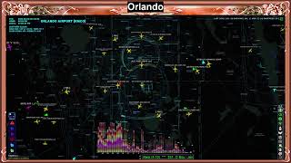 KMCO Orlando Florida USA • Tower • Air Traffic Radar • LiveATC • Music + EQ• Weather