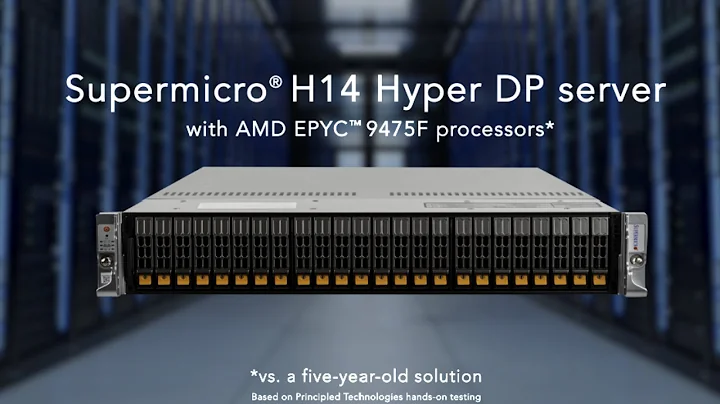 Save up to $2.8M per new server by consolidating with new Supermicro Hyper DP H14 servers