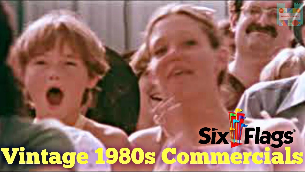 Six Flags & Six Flags Over Georgia Retro 80s Commercial/Promo Compilation! (1980-1989)