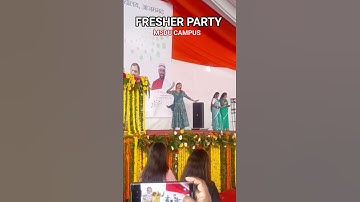 maharaja suhel dev university Azamgarh FRESHER PARTY 🥳🎉❤ #msdu #song