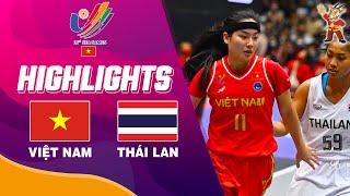 HIGHLIGHTS VIỆT NAM - THÁI LAN | CHUNG KẾT BÓNG RỔ NỮ 3X3 SEA GAMES 31