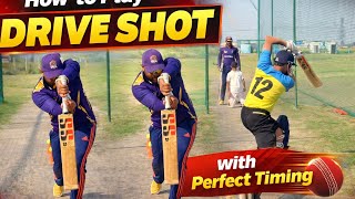 How to Play Drive Shot with Perfect Timing | Cricket Batting Tips | Episode 2 