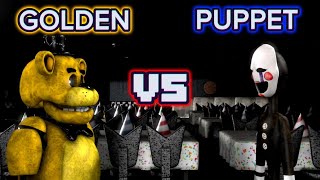 Puppet VS Golden Freddy [SFM/FNAF]