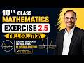 10th Class Math Exercise 2.5 Full Solution | Quadratic Inequalities