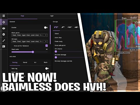 PLAYING CSGO HVH WITH BAIMLESS - PLAYING CSGO HVH WITH BAIMLESS