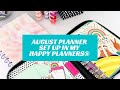 August Planner Set Up in my Happy Planners®️!!