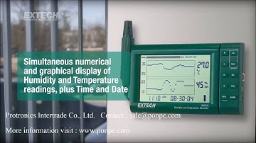 RH520A เครื่องวัดอุณหภูมิ และความชื้น Humidity Temperature Chart Recorder