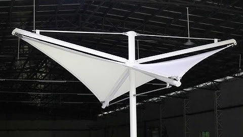 Hypar Shade Structure, Saddle Shade, Hyperbolic Structures | Xphili (China)