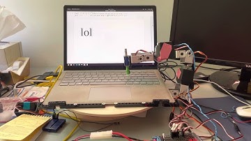Keyboard Typing Robot (ROS MoveIt)