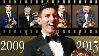 All 5 ballon d'or awards 2009 - 2015 . ♫ sleep dealer melted sky ✔
subscribe for more visit my 1st channel: https://www./zooloonooz
----------...