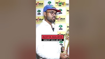 ADITYA MAURYA NIMCET AIR - 249, #nimcet_syllabus #impetus #motivation #nimcet_eligibility #testpaper