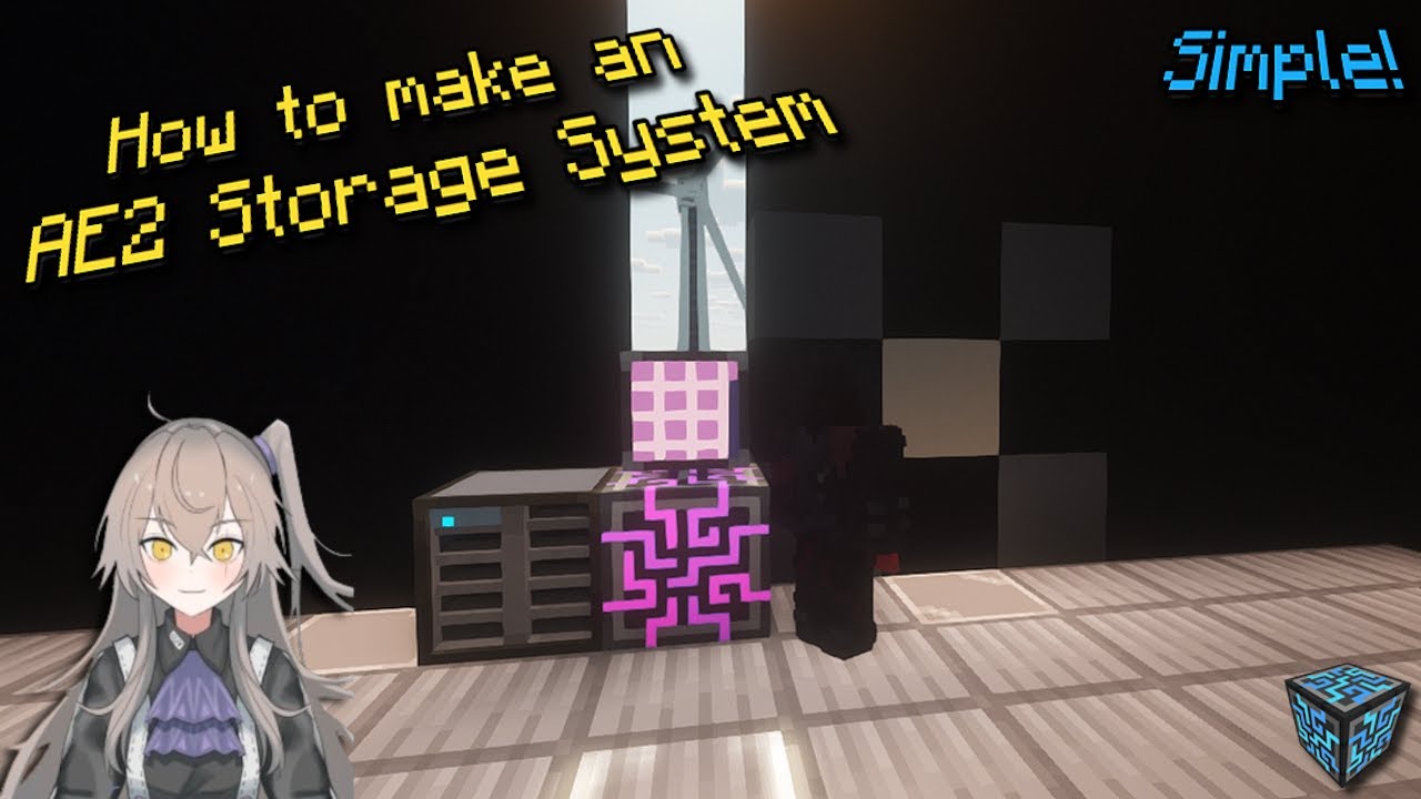 How to setup a Storage system in Applied Energistics 2 - YouTube