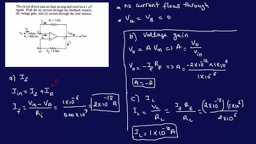 OpAmp Circuit Analysis Example 1-FE/EIT Review