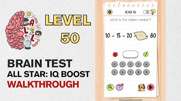 Brain Test All Star IQ Boost Level 50 Answer | What is the hidden number