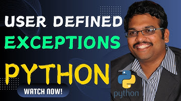 USER DEFINED EXCEPTIONS IN PYTHON PROGRAMMING || USER DEFINED EXCEPTIONS || EXCEPTION HANDLING