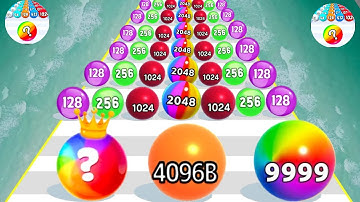 BALL RUN 2048 ♾️ vs number run shooting 2048 gameplay part 06