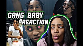 Gang Baby (OFFICIAL VIDEO) - YoungBoy Never Broke Again, P Yungin feat. Rojay MLP & Rjae REACTION