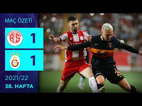 ÖZET: Fraport TAV Antalyaspor 1-1 Galatasaray | 38. Hafta - 2021/22