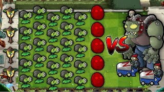 99 Gatling Pea Team vs Dr. Zomboss Zomboni - Plants vs Zombies Hack