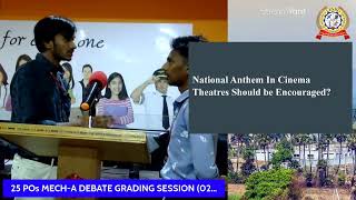25POs MECH-A DEBATE GRADING SESSION OVER CHANNEL @ 3 (02-07-2022)