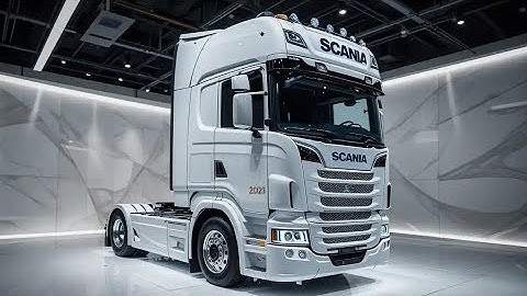"How does a Scania truck save eight percent fuel?"