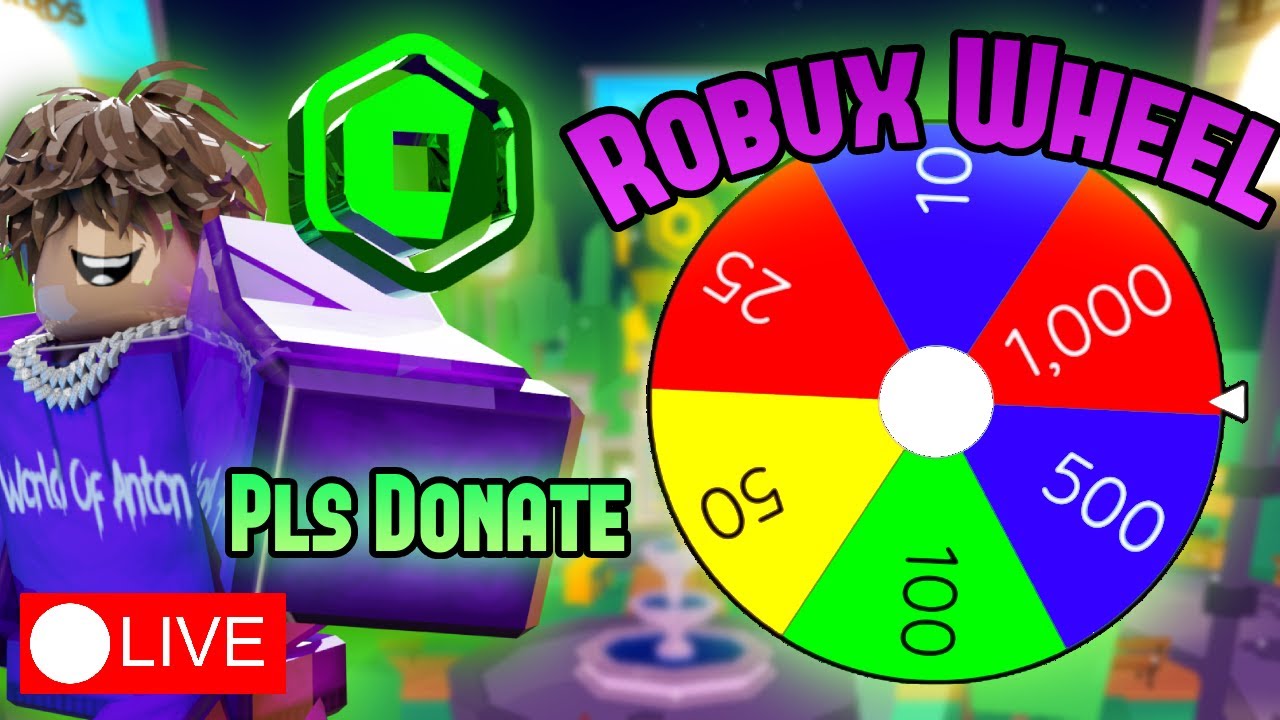 🔴Roblox Live! PLS DONATE! FREE ROBUX