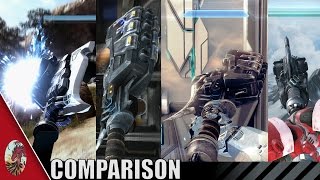 Halo 3-5 Gravity Hammer Comparison