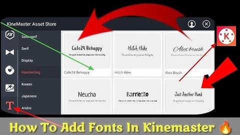 kinemaster me font kaise add kare 2022 || how to aad custom fonts in kinemaster 🔥