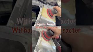 Tired of EATING DUST? The #milwaukeetools Dust Extractor solves that problem! #automotive #collision