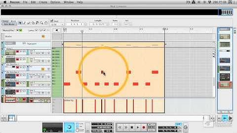Reason 6 107: Beat Design Basics - 5 Using the Sequencer