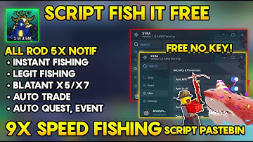 [UPD] FISH IT SCRIPT PASTEBIN UPDATE 2025 ⚡ AUTO FARM • INSTANT FISH • X5/X7 SPEED •ANTI AFK | FREE