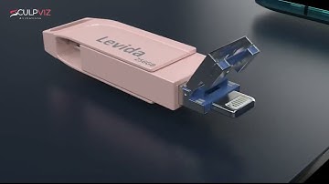 Levida USB | Products Animation | Branding Animation | Sculpviz