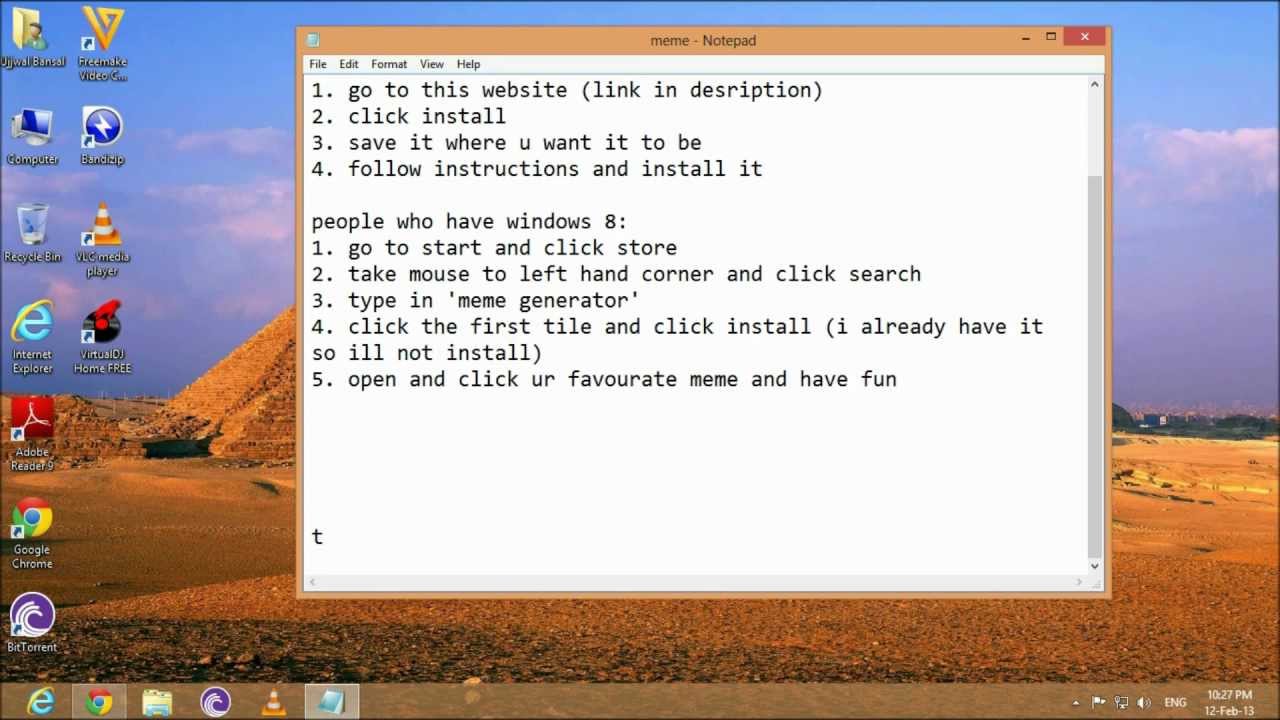How To Download Meme Generator For Windows 7 And Or Windows 8 HD