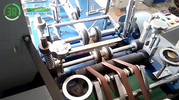 3RSolutions.in - Paper Bag making machine demonstration.