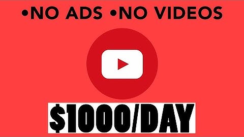 EASIEST Way To Make $1,000/Day With YouTube WITHOUT Making Videos (Easy Money Online)