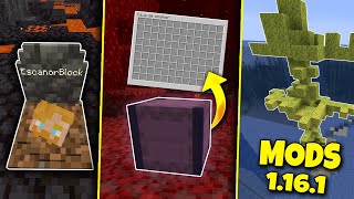 👉 10 MODS que MEJORAN el SURVIVAL en MINECRAFT 1.16.1 screenshot 2